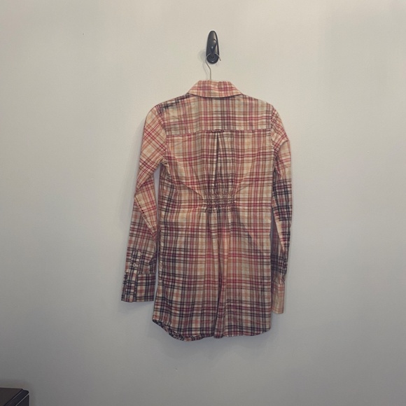 Free People Plaid Top Sz 0 - Picture 3 of 3
